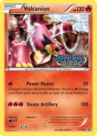 Volcanion (XY Steam Siege Prerelease) XY145 - Holofoil XY Promos - Promo