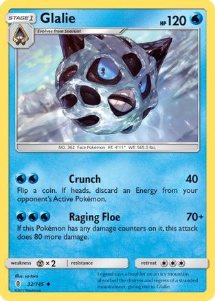Glalie 032 SM Guardians Rising - Uncommon