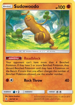 Sudowoodo 066/145 SM Guardians Rising - Uncommon