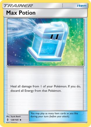 Max Potion 128/145 - Reverse Holofoil SM Guardians Rising - Uncommon