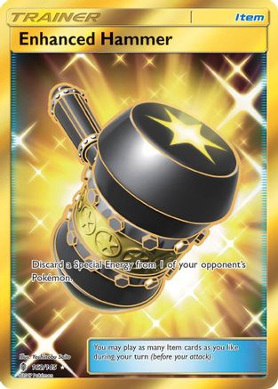 Enhanced Hammer (Secret) 162/145 - Holofoil SM Guardians Rising - Secret Rare