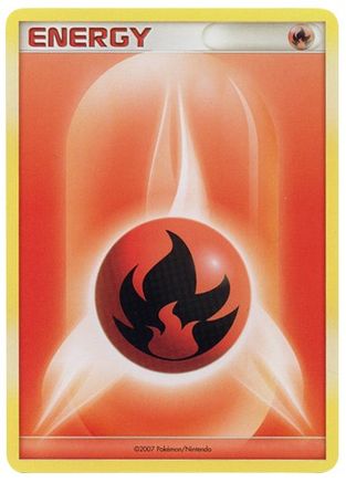 Fire Energy (2007 Unnumbered D/P Style Non/P League & Championship Cards - Promo