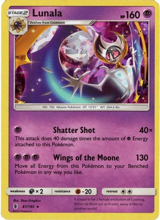 Lunala 061/145 - Holofoil Deck Exclusives - Holo Rare