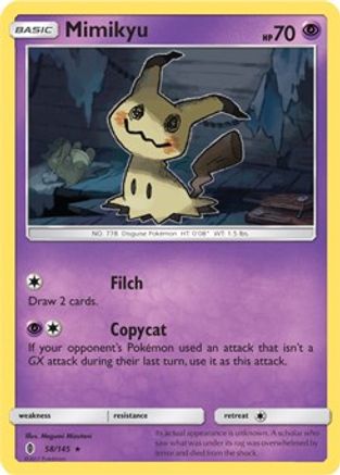 Mimikyu 058/145 Deck Exclusives - Rare