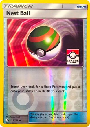 Nest Ball 123/149 - Reverse Holofoil League & Championship Cards - Promo