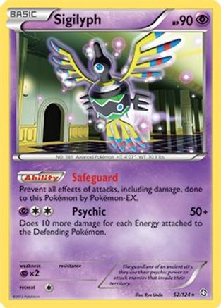 Sigilyph 052/124 Deck Exclusives - Rare