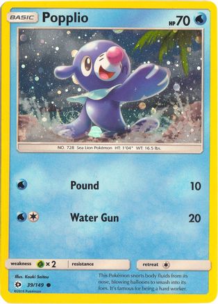 Popplio 039/149 - Holofoil Miscellaneous Cards & Products - Promo