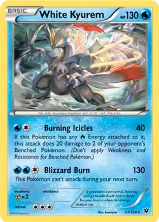 White Kyurem 021/124 Deck Exclusives - Rare