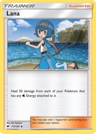 Lana 117/147 SM Burning Shadows - Uncommon
