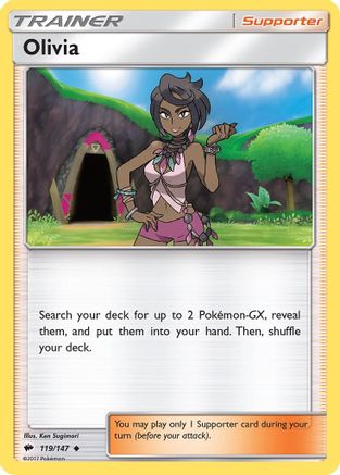 Olivia 119/147 SM Burning Shadows - Uncommon