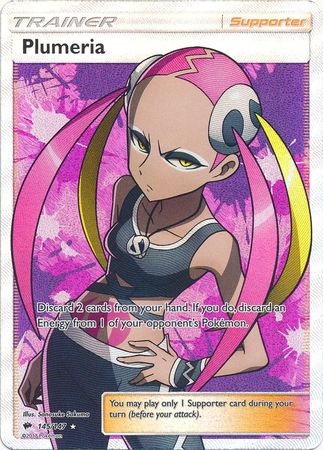 Plumeria (Full Art) - 145/147 - Ultra Rare