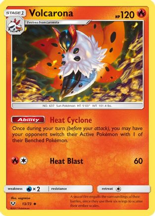 Volcarona 013/73 Shining Legends - Uncommon