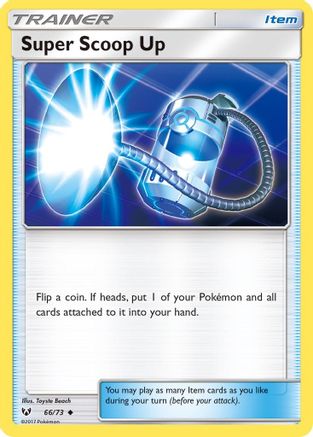 Super Scoop Up 066/73 - Reverse Holofoil Shining Legends - Uncommon