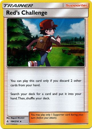 Red's Challenge - 184/214 - Holo Rare