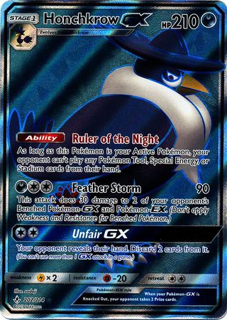 Honchkrow GX (Full Art) - 202/214 - Ultra Rare