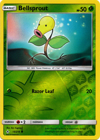 Bellsprout - 13/214 - Common - Reverse Holofoil