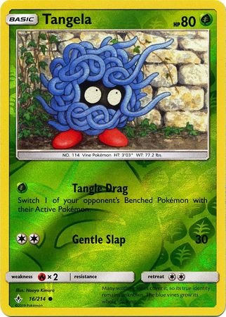 Tangela - 16/214 - Common - Reverse Holofoil