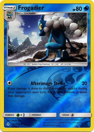 Frogadier - 52/214 - Uncommon - Reverse Holofoil