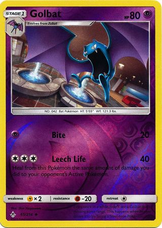 Golbat - 65/214 - Uncommon - Reverse Holofoil
