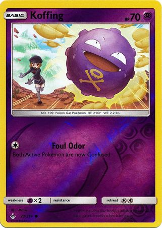 Koffing - 73/214 - Common - Reverse Holofoil