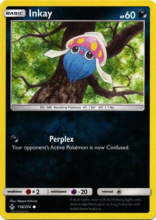 Inkay - 118/214 - Common - Reverse Holofoil