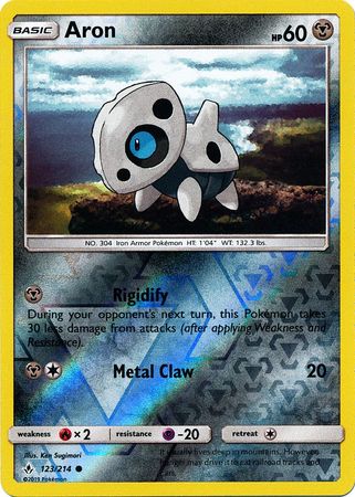 Aron - 123/214 - Common - Reverse Holofoil