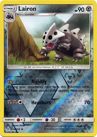 Lairon - 124/214 - Uncommon - Reverse Holofoil
