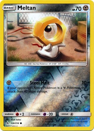 Meltan - 128/214 - Common - Reverse Holofoil