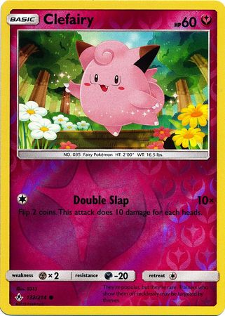 Clefairy - 132/214 - Common - Reverse Holofoil