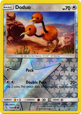 Doduo - 150/214 - Common - Reverse Holofoil