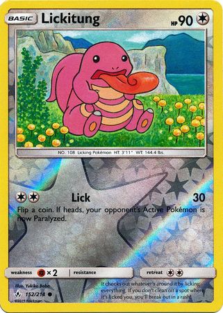 Lickitung - 152/214 - Common - Reverse Holofoil