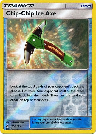 Chip-Chip Ice Axe - 165/214 - Uncommon - Reverse Holofoil