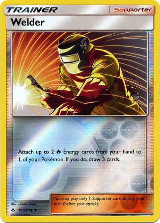 Welder - 189/214 - Uncommon - Reverse Holofoil