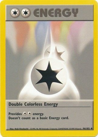 Double Colorless Energy - 096/102 - Uncommon - Unlimited Edition - (MP)