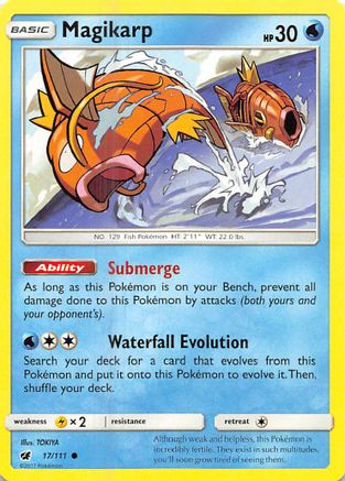 Magikarp 017/111 SM Crimson Invasion - Common