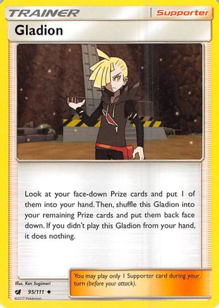 Gladion 095/111 - Reverse Holofoil SM Crimson Invasion - Uncommon