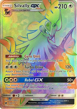Silvally GX (Secret) 119 - Holofoil SM Crimson Invasion - Secret Rare