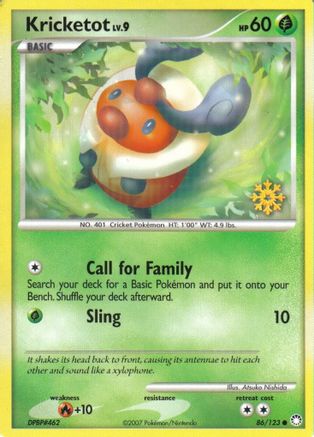 Kricketot 086/123 Countdown Calendar Promos - Promo