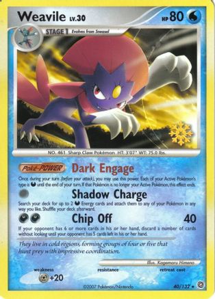 Weavile 040/132 Countdown Calendar Promos - Promo
