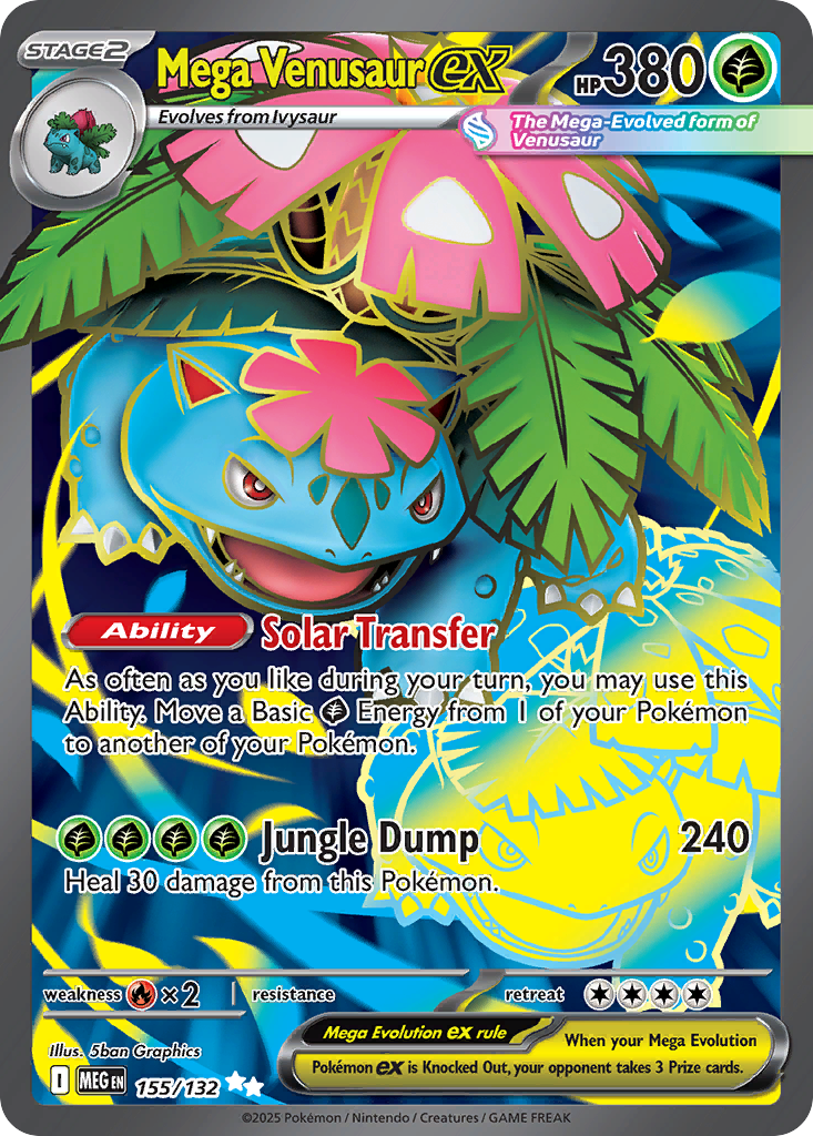 Mega Venusaur ex - 155/132 - Ultra Rare
