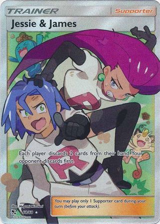 Jessie & James (Full Art) - 68/68 - Ultra Rare