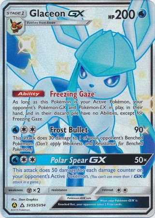 Glaceon GX - SV55/SV94 - Shiny Holo Rare