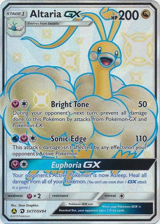 Altaria GX - SV77/SV94 - Shiny Holo Rare
