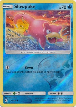 Slowpoke - 12/68 - Common - Reverse Holofoil