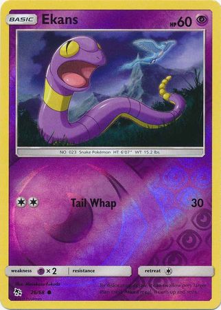 Ekans - 26/68 - Common - Reverse Holofoil