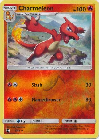 Charmeleon - 8/68 - Uncommon - Reverse Holofoil