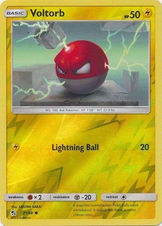 Voltorb - 21/68 - Common - Reverse Holofoil