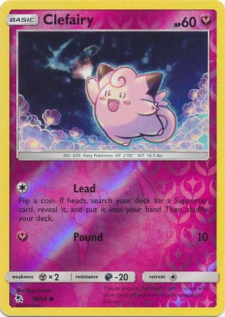 Clefairy - 38/68 - Common - Reverse Holofoil