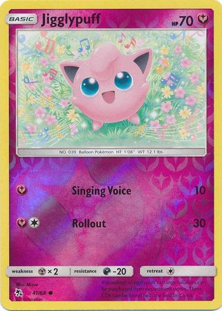 Jigglypuff - 41/68 - Common - Reverse Holofoil