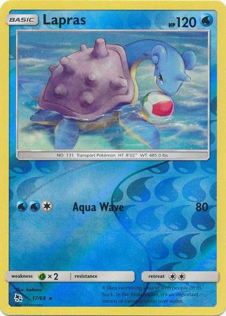 Lapras - 17/68 - Rare - Reverse Holofoil